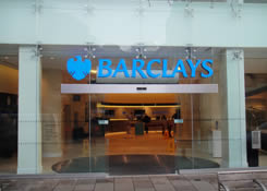 Barclays Bank Cardiff Commercially Decorated