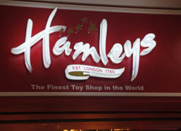 Hamleys Cardiff shop lighting